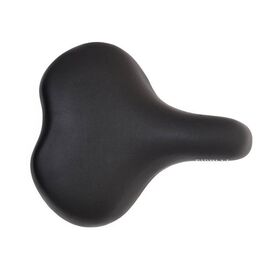 Седло велосипедное Vinca sport, комфортное, для круизеров, 295х280мм, черное, VS 8384 , изображение  - НаВелосипеде.рф