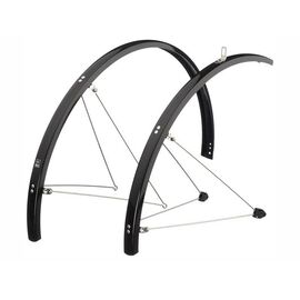 Крылья велосипедные SKS Chromoplastics P 45, 28", черный, 10120, изображение  - НаВелосипеде.рф