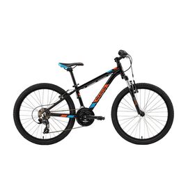 Подростковый велосипед Marin Bayview Trail Boys 24" 2016, Вариант УТ-00021759: Рама 13", рост 130 - 145 см, черный/голубой/оранжевый, изображение  - НаВелосипеде.рф