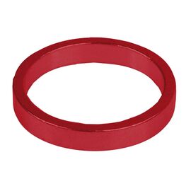 Рулевой спейсер M-WAVE (проставочное кольцо), спорт, 1 1/8",  5 мм, алюминий, красный, 5-390643, изображение  - НаВелосипеде.рф