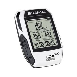 Велокомпьютер SIGMA ROX GPS 7.0, 23 функции, беспроводной, белый, 01005, изображение  - НаВелосипеде.рф