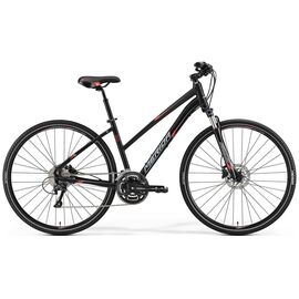 Горный велосипед Merida Crossway 300 2017, Вариант УТ-00037403: Рама: 46cm (Рост: 175 - 180 cm), Цвет: матовый черный, изображение  - НаВелосипеде.рф