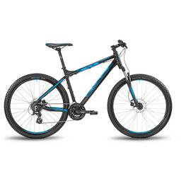 Горный велосипед Bergamont Roxter 3.0 2017, Вариант УТ-00042214: Рама: L 48 см (Рост: 180 - 185 cm), Цвет: черно-синий, изображение  - НаВелосипеде.рф