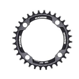 Звезда Kore Narrow Wide Front Chain Ring, 30T, черный, KCRFNW0130BAT, изображение  - НаВелосипеде.рф