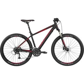 Горный велосипед Bergamont Roxter 4.0 (2017), Вариант УТ-00049639: Рама: S 40 см (164-172 см), Цвет: черно-красный, изображение  - НаВелосипеде.рф