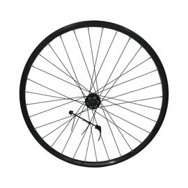 Колесо велосипедное переднее KELLY'S KLS DRAFT DSC, 28/29", двойной обод 32Н, с эксцентриком, черное, изображение  - НаВелосипеде.рф
