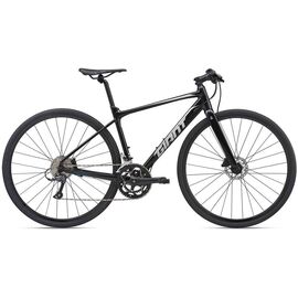 Гибридный велосипед Giant FastRoad SL 3 700С 2020, Вариант УТ-00225432: Рама: L (Рост: 180-190см), Цвет: черный металлик, изображение  - НаВелосипеде.рф