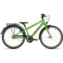 Подростковый велосипед Puky CYKE 24-7 Alu light 24" 2020, Вариант УТ-00207324: Возраст: от 8 лет (Рост: 130-160см), Цвет: kiwi, изображение  - НаВелосипеде.рф