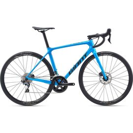 Шоссейный велосипед Giant TCR Advanced 1 Disc-Pro Compact 28" 2020, Вариант УТ-00220068: Рама: L (Рост: 183-193см), Цвет: синий металлик, изображение  - НаВелосипеде.рф