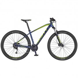 Горный велосипед SCOTT Aspect 750, 27,5",  2020, Вариант УТ-00208032: Рама: M (Рост: 170-180см.), Цвет: blue/green, изображение  - НаВелосипеде.рф