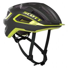 Шлем велосипедный SCOTT, Arx Plus (CE) dark grey/radium yellow, 275192-6516, Вариант УТ-00212139: Размер: L, изображение  - НаВелосипеде.рф