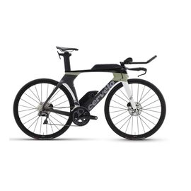 Шоссейный велосипед Cervelo P5 Disc Ultegra DI2 28" 2021, Вариант УТ-00235510: Рама: 54 см (Рост: 180-190 см.), Цвет: Carbon/Moss/White, изображение  - НаВелосипеде.рф