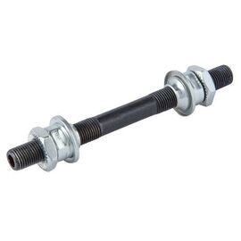 Ось передней втулки MESSING, 3/8" x 108mm, под эксцентрик, ремкомплект, чёрный, G001F, изображение  - НаВелосипеде.рф