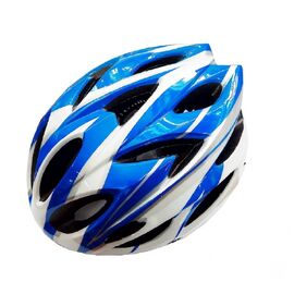 Шлем велосипедный Vinca Sport, 18 отверстий, бело-синий, QY002BL, Вариант УТ-00234664: Размер: S/M(54-60cm), изображение  - НаВелосипеде.рф
