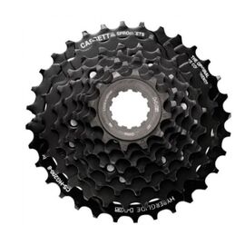 Трещотка велосипедная Shimano, комплект задних звёздочек, 7 скоросткей, черный, аналог Shimano "MegaRange", FW-71BKMR, изображение  - НаВелосипеде.рф