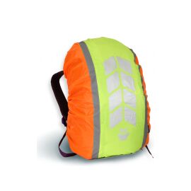 Чехол на рюкзак PUKY,  со световозвращающими лентами, оранж-лимон, 555-501, изображение  - НаВелосипеде.рф