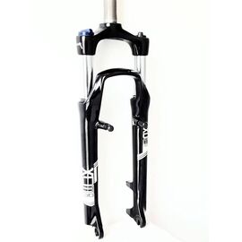 Вилка велосипедная амортизационная Suntour, 26'', под V-brake и диск, ход 120мм, ось 9мм,1.1/8'', черная, SF13-XСM30-LO2, изображение  - НаВелосипеде.рф