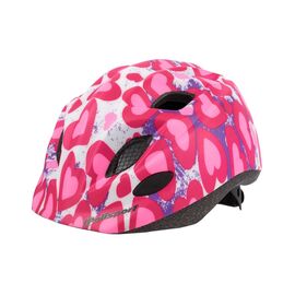 Комплект Polisport S junior premium, шлем подростковый/фляга/держатель Glitter hearts, matt, PLS8740900001, изображение  - НаВелосипеде.рф