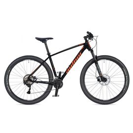 Горный велосипед Author Spirit 29" 2021, Вариант УТ-00220821: Рама: 17" (Рост: 156-170см), Цвет: Phantom Black (Neon Orange / Grey) matte // Black matte, изображение  - НаВелосипеде.рф