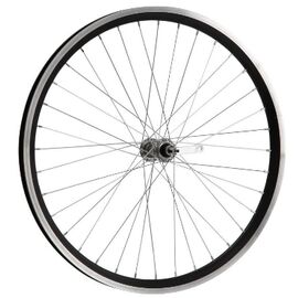 Колесо в сборе Forward, 26" переднее, WZ-201F, 32 отв., 100 мм, 10 мм (гайка), V-Brake, W26F2SV, изображение  - НаВелосипеде.рф