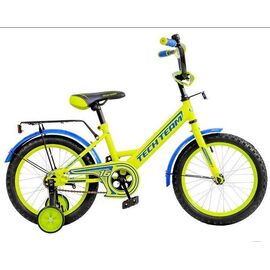 Детский велосипед TECH TEAM 137 16", 2017, Вариант УТ-00232897: Рама 16" (Рост: 104-110 см.), Цвет: зеленый, изображение  - НаВелосипеде.рф