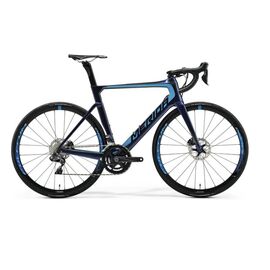 Шоссейный велосипед Merida Reacto Disc 7000-E 28" 2018, Вариант УТ-00214924: Рама: XS(47cm) (Рост: 135 - 155 см.), Цвет: Blue, изображение  - НаВелосипеде.рф