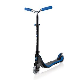 Самокат Globber FLOW 125, двухколесный, нагрузка до 100 кг, синий, 470-100-2, изображение  - НаВелосипеде.рф