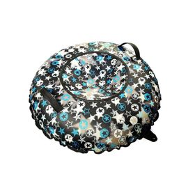 Санки надувные 80 см. "Ватрушка Принт "Звезды Converse" (КСНВ8021), изображение  - НаВелосипеде.рф