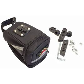 Сумка велосипедная Wandersmann TQ-2502, крепление под седло, черный, W0424, изображение  - НаВелосипеде.рф