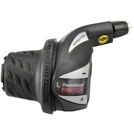 Шифтер велосипедный Shimano Tourney RevoShifter SL-RS36-LN BT, левый, 3-скоростной, с тросом 1800 мм, ST (590130), изображение  - НаВелосипеде.рф