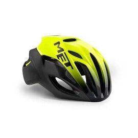 Велошлем Met Rivale, Matt Black/Safety Yellow, 3HM103CE00MNG1, Вариант УТ-00225788: Размер:М ( 54-58см), изображение  - НаВелосипеде.рф