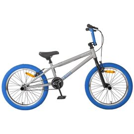 Детский велосипед TECH TEAM GOOF, BMX 20", 1 скорость, Вариант УТ-00226566: рама- 18,7; цвет - серый/синий, NN000782, изображение  - НаВелосипеде.рф