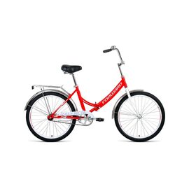 Детский велосипед FORWARD VALENCIA 1.0, 24",  рама 16" складной, 1 скорость, Вариант УТ-00231210: рама - 16; цвет - красный, RBKW9YF41004), изображение  - НаВелосипеде.рф