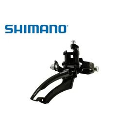 Переключатель передний SHIMANO, FD-TZ20 TOURNEY, хомут 1-1/4, верхн. тяга, 31,8, 42T, AFDTZ20TM6T, изображение  - НаВелосипеде.рф