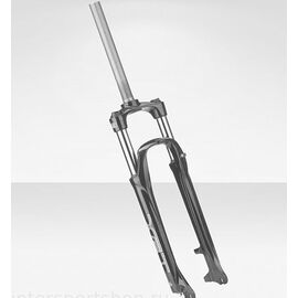 Вилка велосипедная SUNTOUR SF14-XCT DS, 27.5", 1-1/8", безрезьбовая, под дисковый тормоз, алюминий, чёрная, ST (110149), изображение  - НаВелосипеде.рф