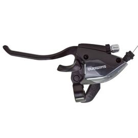 Ручка тормозная SHIMANO ST-EF51-AL4A TOURNEY, левая,  комбинированная, серебристый, ASTEF51A4LVSBS, изображение  - НаВелосипеде.рф