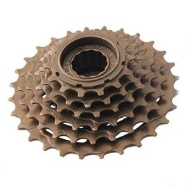 Трещотка SUNRUN, 6 скоростей, 14-28Т, коричневый, 4650064236196, изображение  - НаВелосипеде.рф