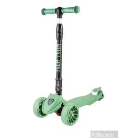 Самокат Tech Team Zig Zag (NP000895), складной, детский, трехколесный, зеленый, изображение  - НаВелосипеде.рф