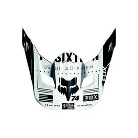 Козырек к велошлему Fox V2 Union Helmet Visor, White, 15853-008-OS, изображение  - НаВелосипеде.рф