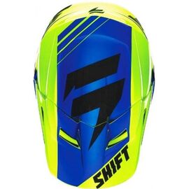 Козырек к велошлему Shift V1 Assault Race Helmet Visor, Yellow/Blue, 16510-586-XL/2XL, Вариант УТ-00118372: Размер: XL/2XL, изображение  - НаВелосипеде.рф