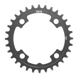 Звезда велосипедная передняя SunRace CRMX04 34T. ALLOY BLACK, BCD 104, CRMX04.34-HP, изображение  - НаВелосипеде.рф