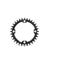 Звезда передняя велосипедная GARBARUK, 96 BCD (Shimano Compact Triple) Round, 32T, Black, 5907441525626, изображение  - НаВелосипеде.рф