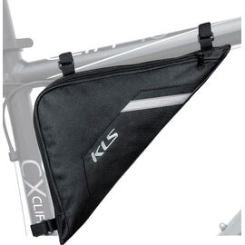 Сумка велосипедная под раму KLS Triangle, полиэстер 600D, объём 2,5л, изображение  - НаВелосипеде.рф