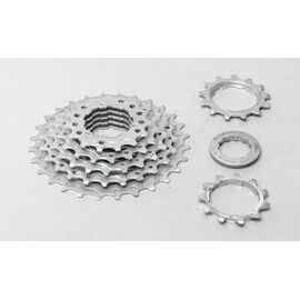 Кассета велосипедная SunRace M63 7 ск., 11-28T. NICKEL, CSM63 7AS-BOX, изображение  - НаВелосипеде.рф