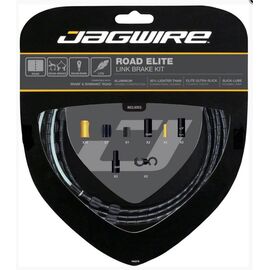 Набор рубашек и тросиков тормоза Jagwire Road Elite Link Brake Kit, Black, RCK700, изображение  - НаВелосипеде.рф