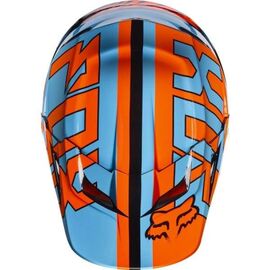 Козырек к велошлему подростковому Fox V1 Falcon Youth Helmet Visor, Black/Orange, 18272-016-OS, изображение  - НаВелосипеде.рф