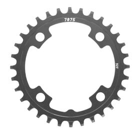 Звезда велосипедная передняя SunRace CRMX04 32T. ALLOY BLACK, BCD 104, CRMX04.32-HP, изображение  - НаВелосипеде.рф