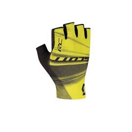 Велоперчатки SCOTT Junior RC, пдростковые, короткий палец, black/sulphur yellow, 275399-5024, Вариант УТ-00207993: Размер: L, изображение  - НаВелосипеде.рф