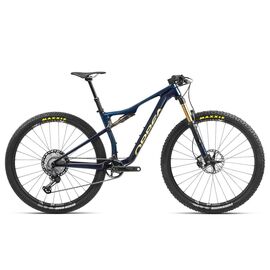Двухподвесный велосипед Orbea OIZ M-PRO TR 29" 2021, Вариант УТ-00220614: Рама: L (Рост: 178-190см), Цвет: Golden Blue Carbon, изображение  - НаВелосипеде.рф