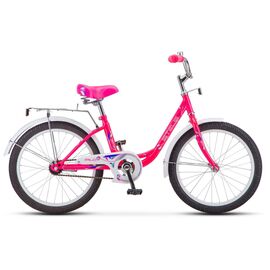 Подростковый велосипед STELS Pilot-200 Lady 20" Z010 2021, Вариант УТ-00231218: Рама: 12" (Рост: до 130см), Цвет: Розовый, изображение  - НаВелосипеде.рф